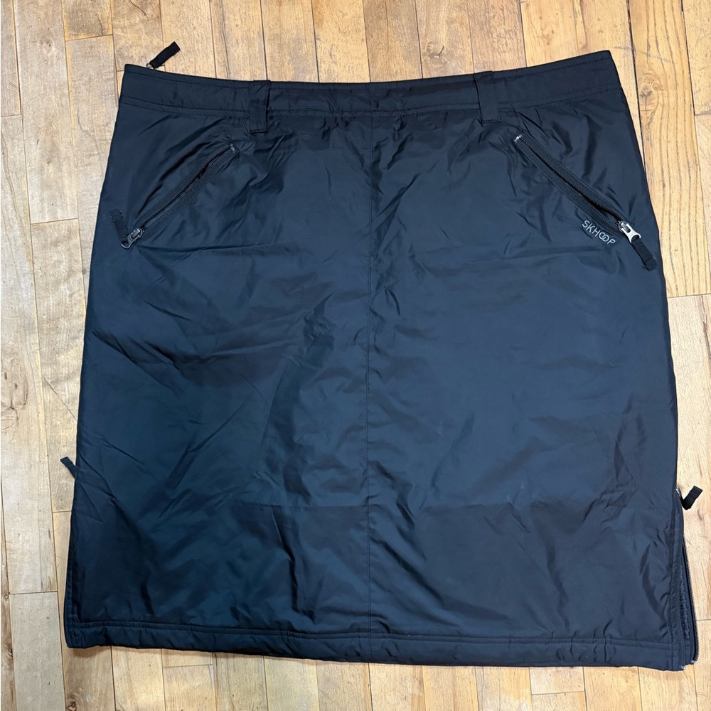 Skhoop Black Insulated Skirt with Zipper Pockets XXXXL